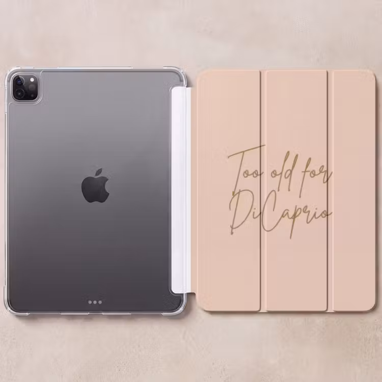 iPad-Hülle - Zu alt für Dicaprio - Rosa - Grün — 6