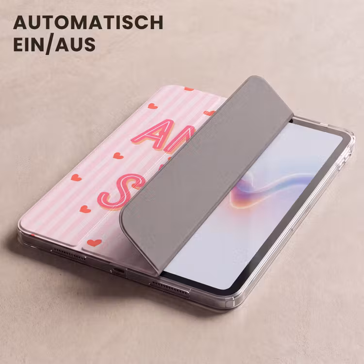 iPad-Hülle - Amore vita Sohle - Rosa - Herzen — 5