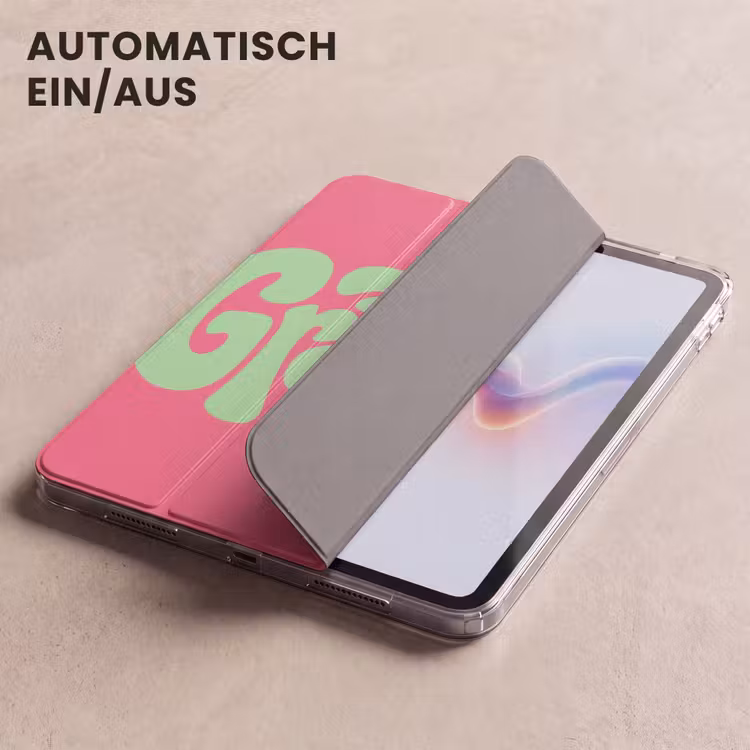 iPad-Hülle - Dankbar - Grün - Grafisch - Fließend — 5