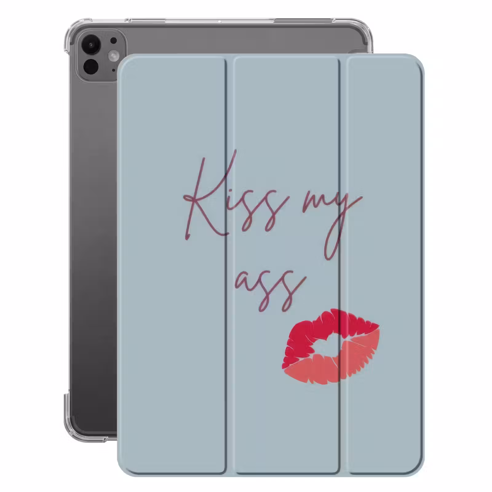 iPad-Hülle - Leck mich am Arsch - Lippen - Blau — 1
