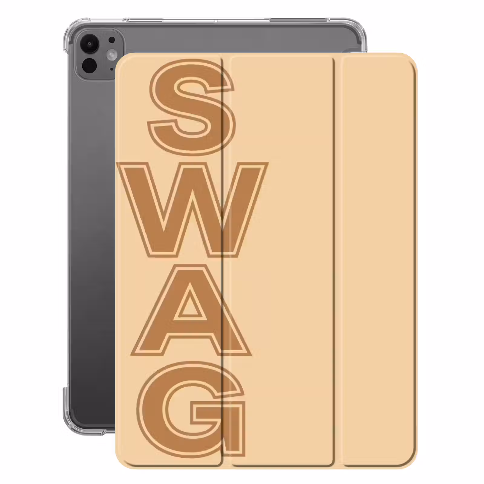 iPad-Hülle - Swag - Braun - Beige — 1