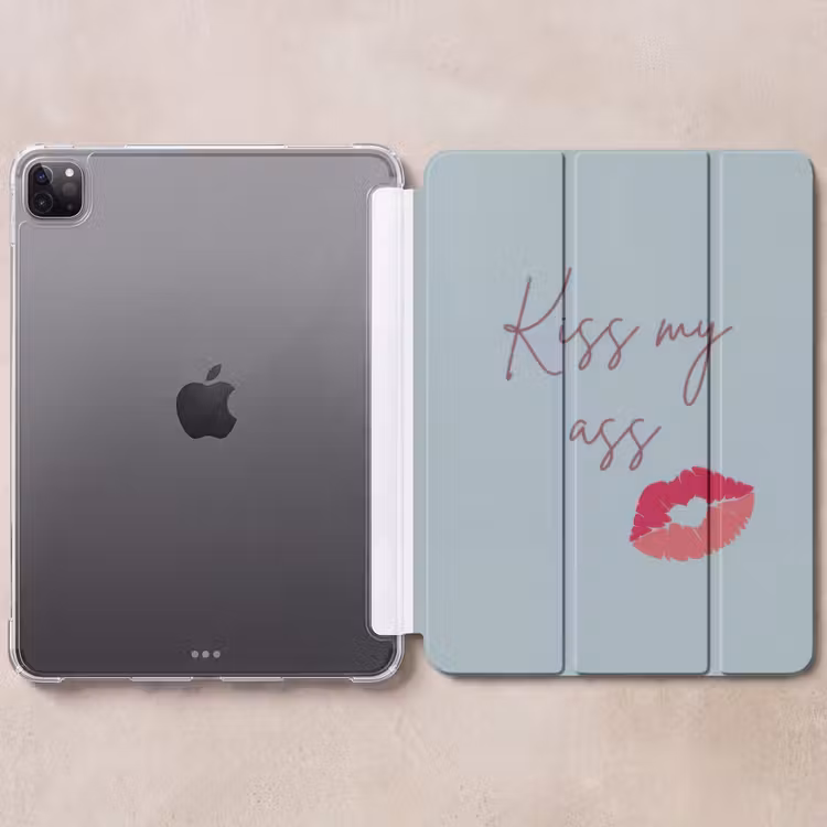iPad-Hülle - Leck mich am Arsch - Lippen - Blau — 6