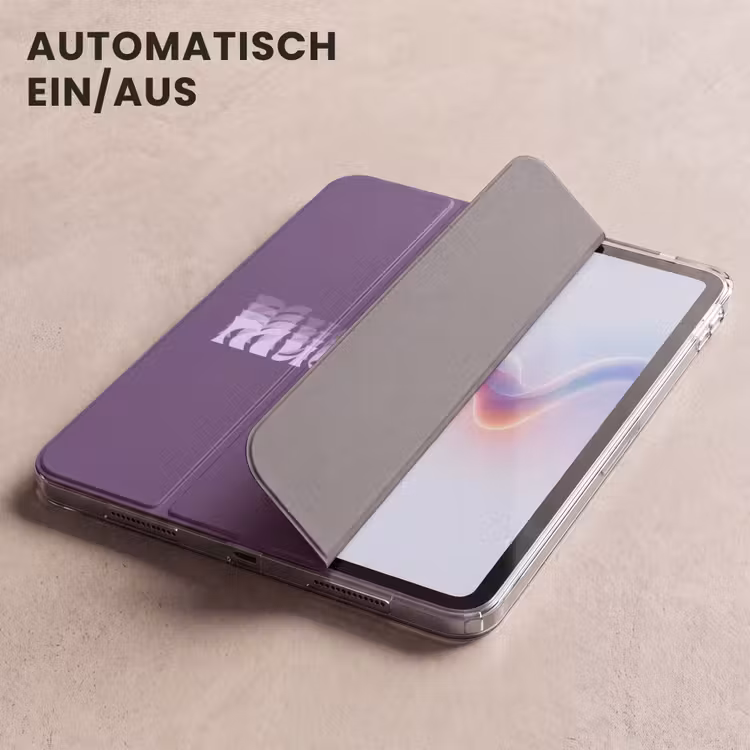 iPad-Hülle - Mucho amor - Lila - Grafik — 5