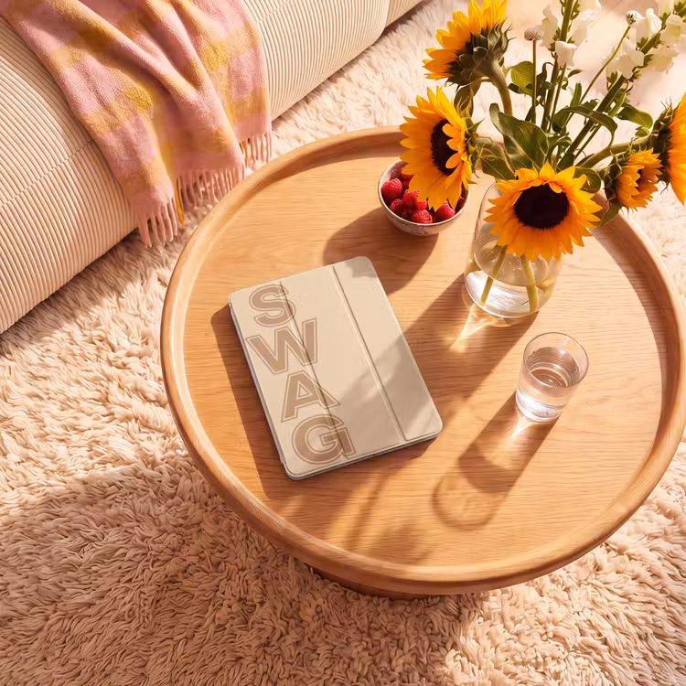 iPad-Hülle - Swag - Braun - Beige — 2