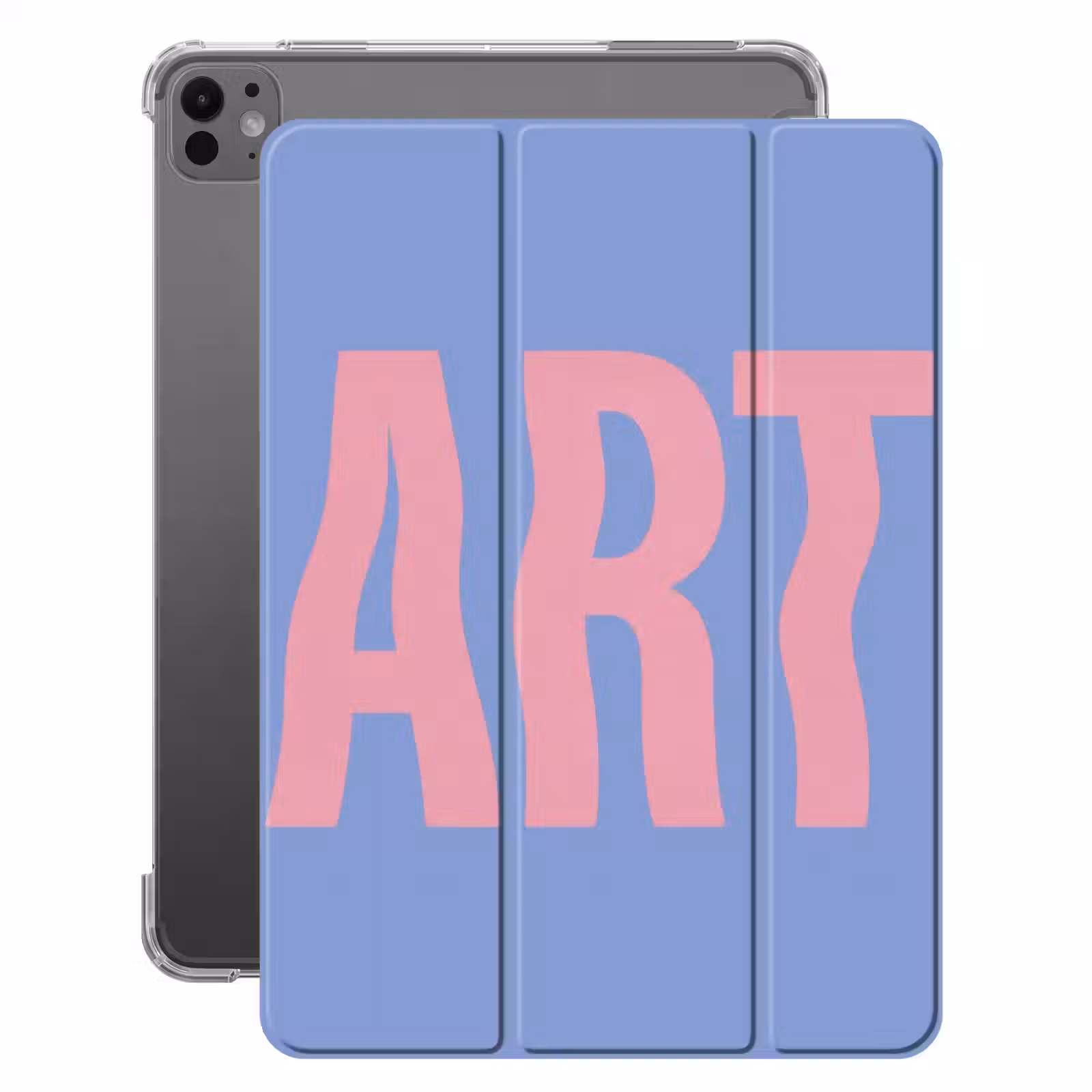 iPad-Hülle - Kunst - Rosa - Blau — 1