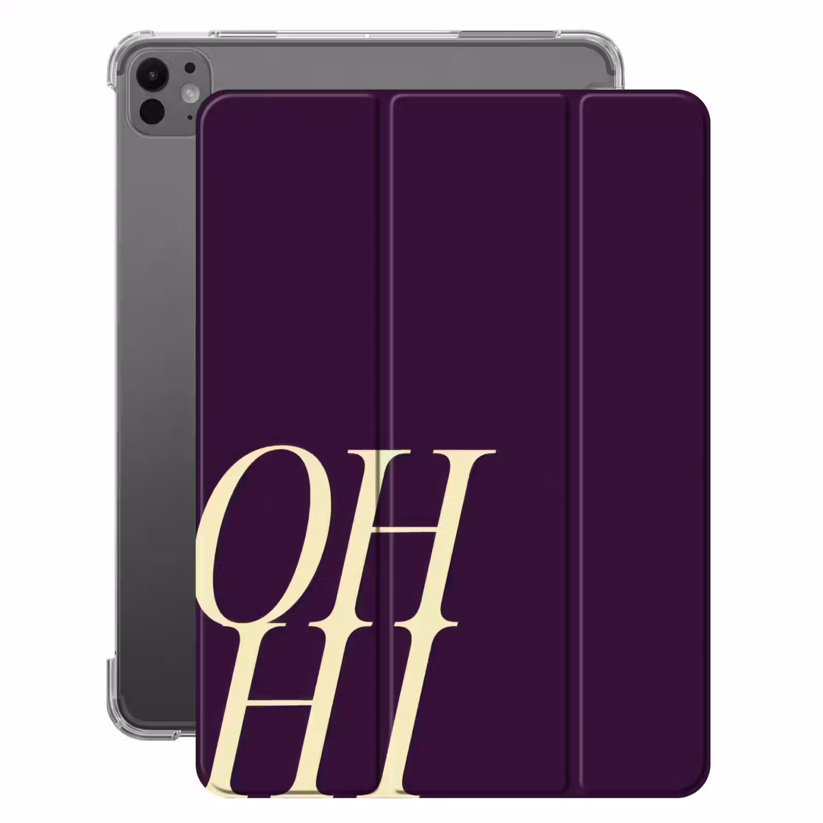 iPad-Hülle - Oh hi - Lila - Kursiv — 1