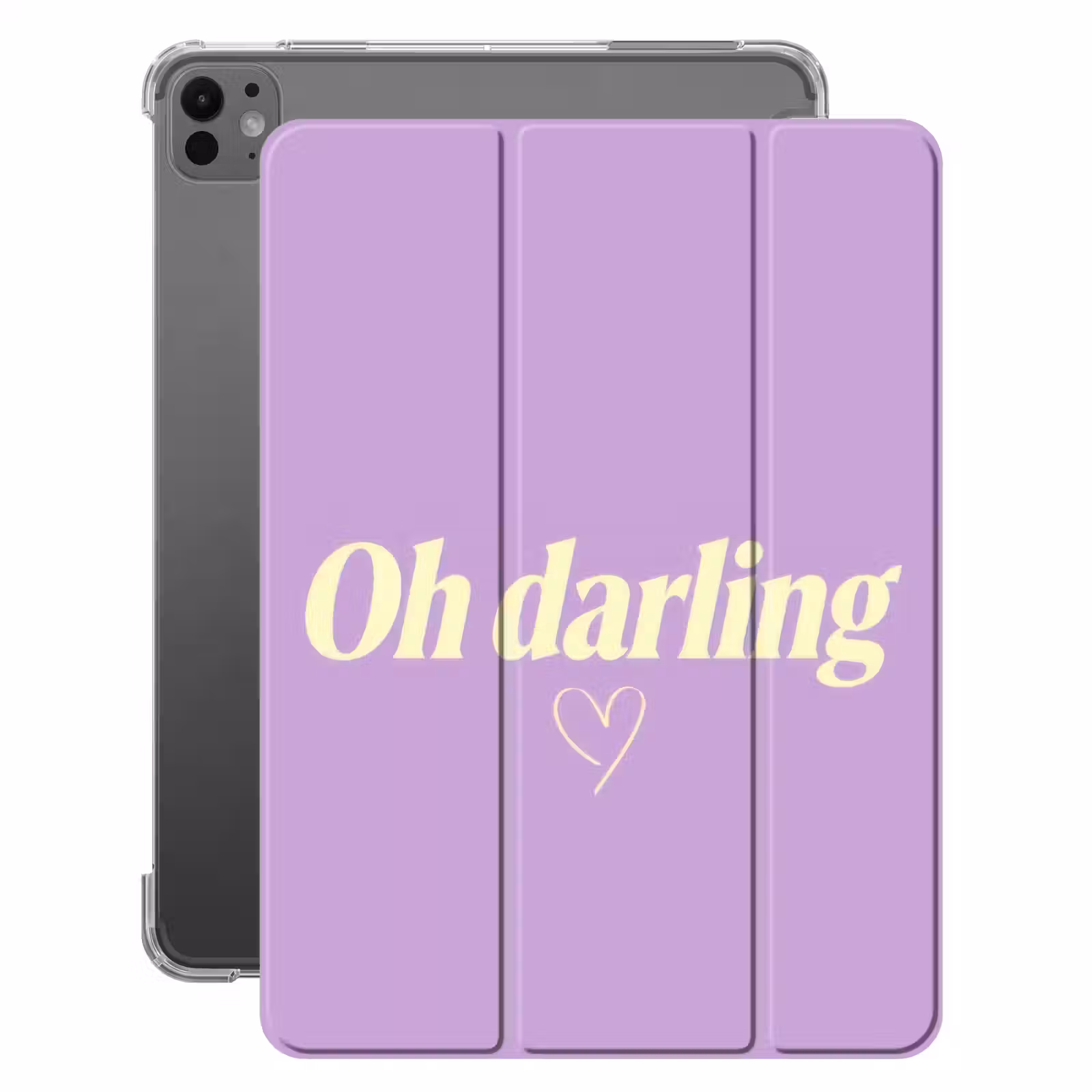 iPad-Hülle - Oh Liebling - Herz - Lila — 1