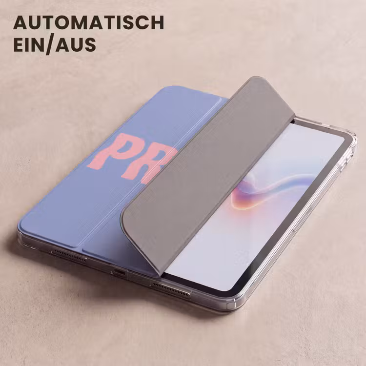 iPad-Hülle - Hübsch - Rosa - Blau - Gewellt — 5