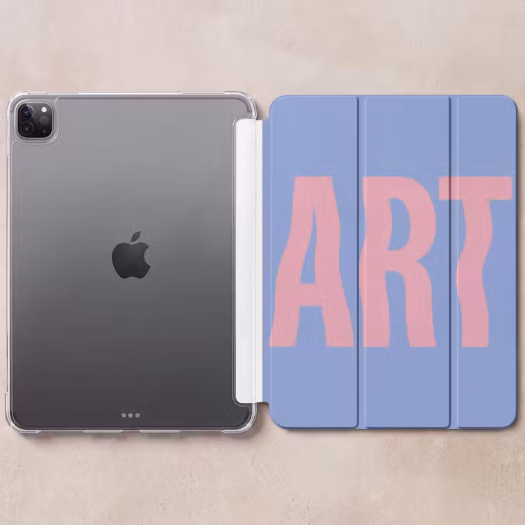 iPad-Hülle - Kunst - Rosa - Blau — 6