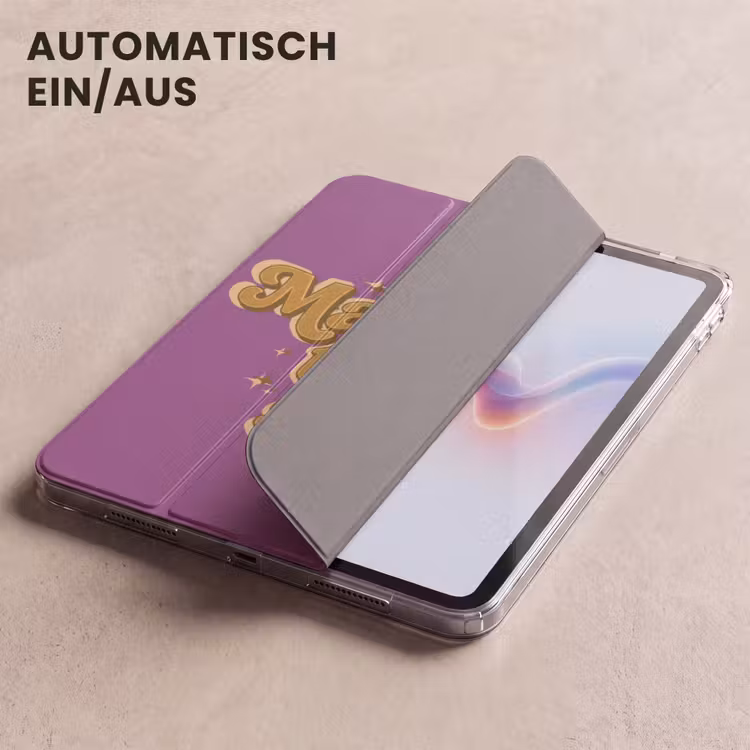 iPad-Hülle - Manifestiere den Scheiß - Lila - Glitzer — 5