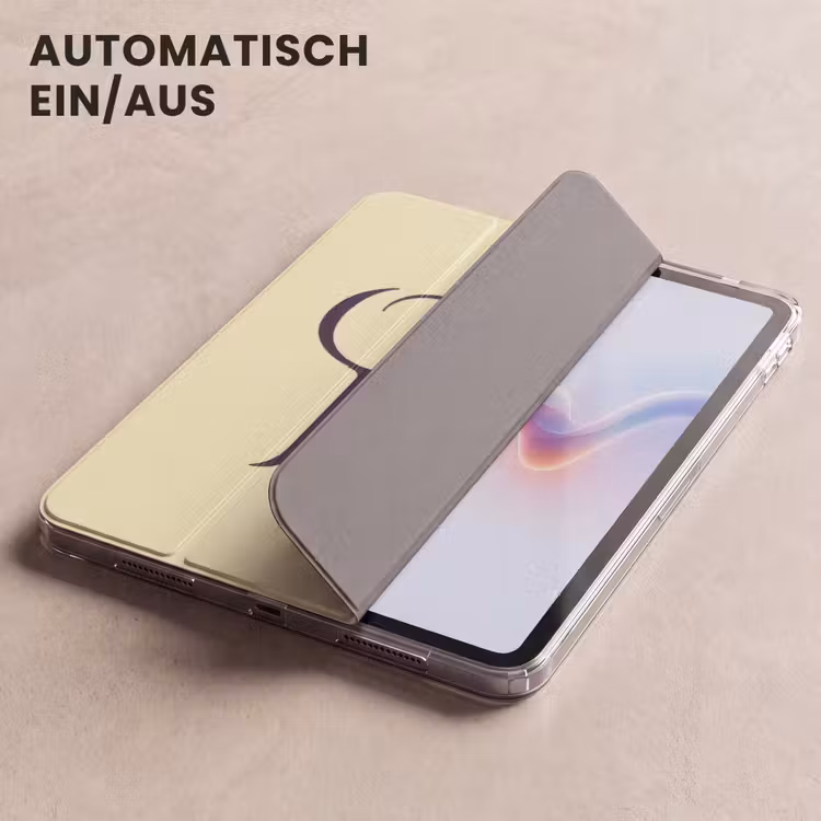 iPad-Hülle - Oh hallo - Gelb - Monogramm — 5