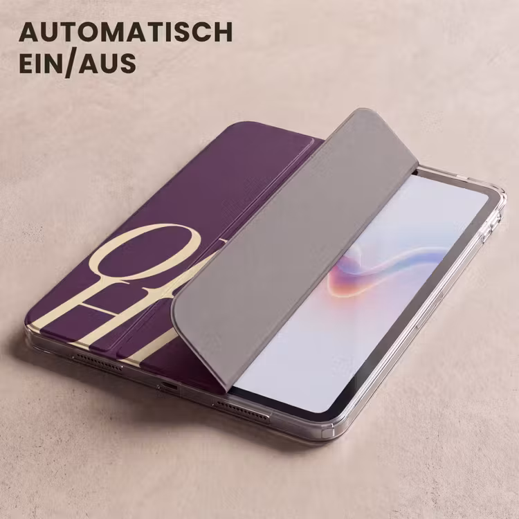 iPad-Hülle - Oh hi - Lila - Kursiv — 5