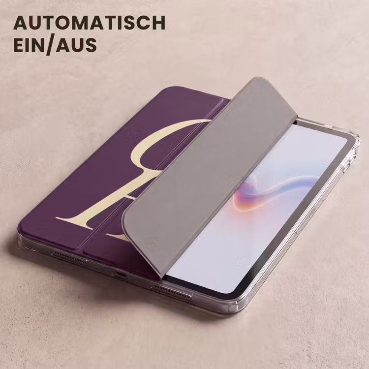 iPad-Hülle - Oh hi - Lila - Minimalistisch — 5