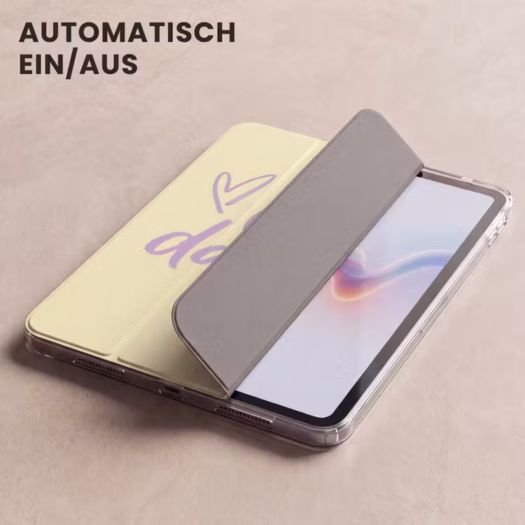 iPad-Hülle - Oh, Liebling - Gelb - Herz — 5