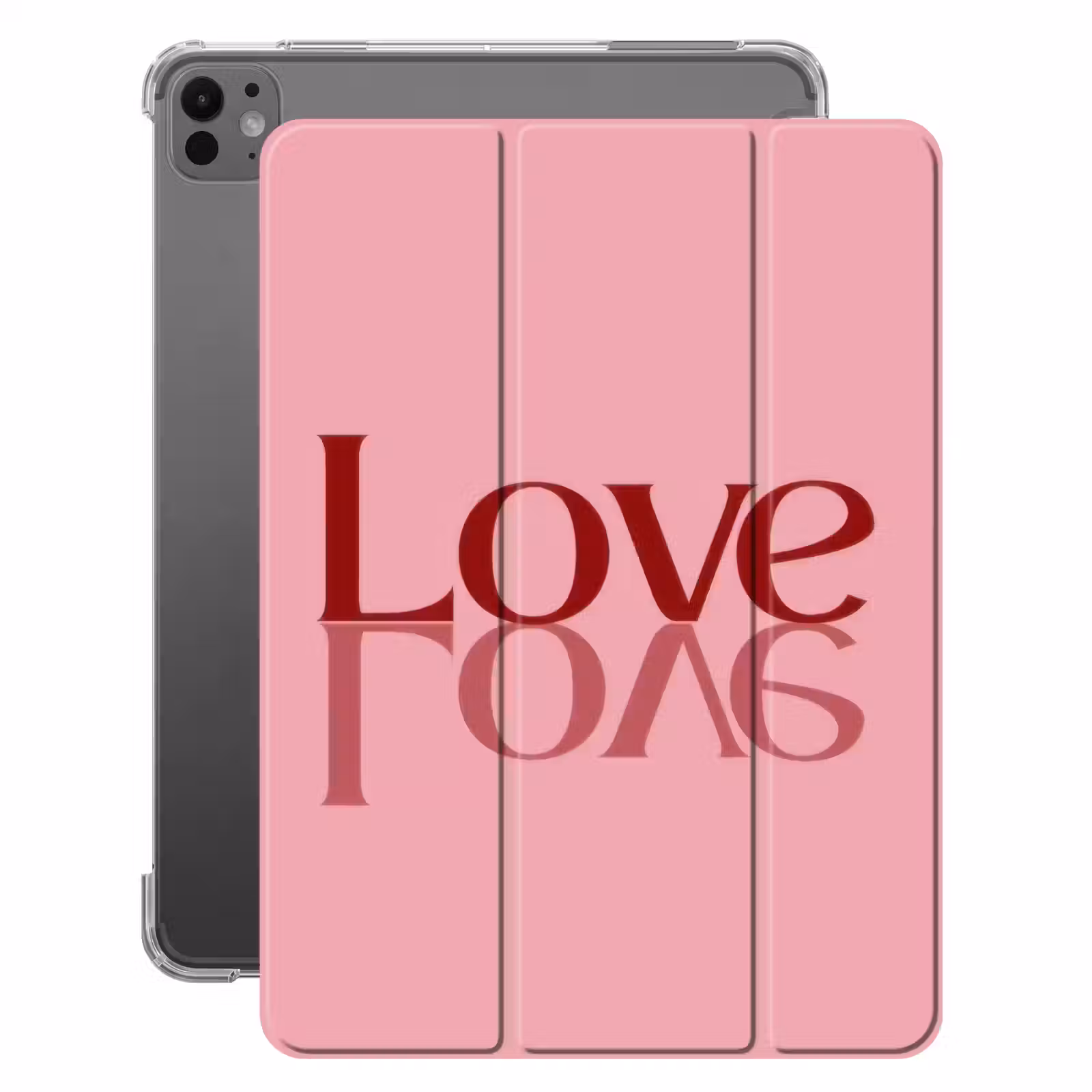 iPad-Hülle - Liebe - Rosa - Spiegel — 1
