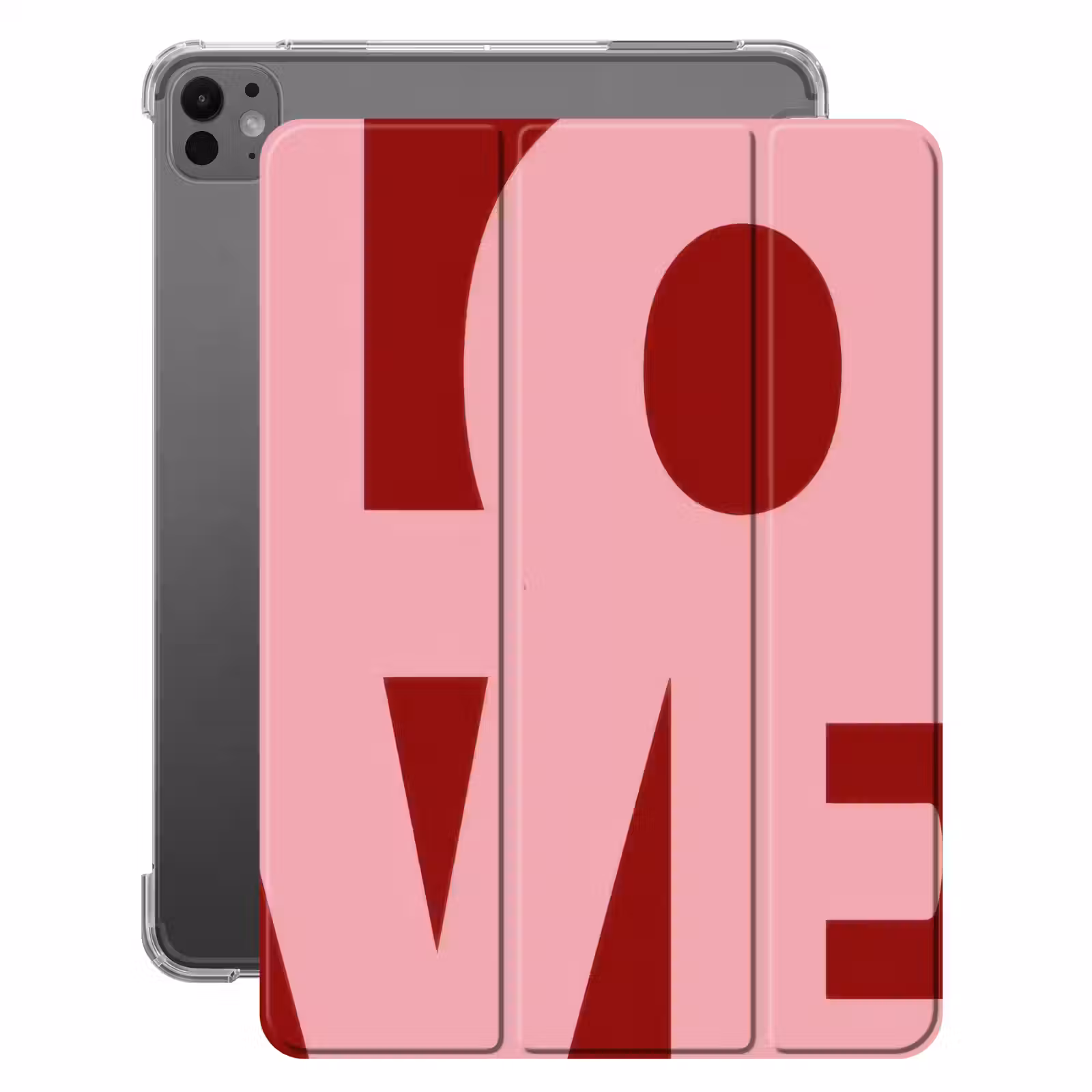 iPad-Hülle - Liebe - Rot - Blockbuchstaben — 1