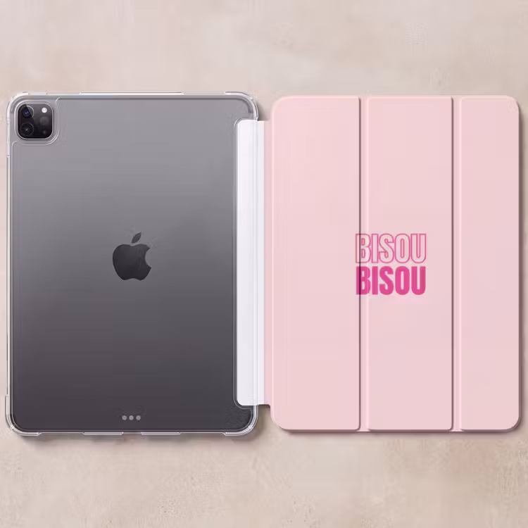 iPad-Hülle - Bisou - Rosa - Minimalistisch — 6