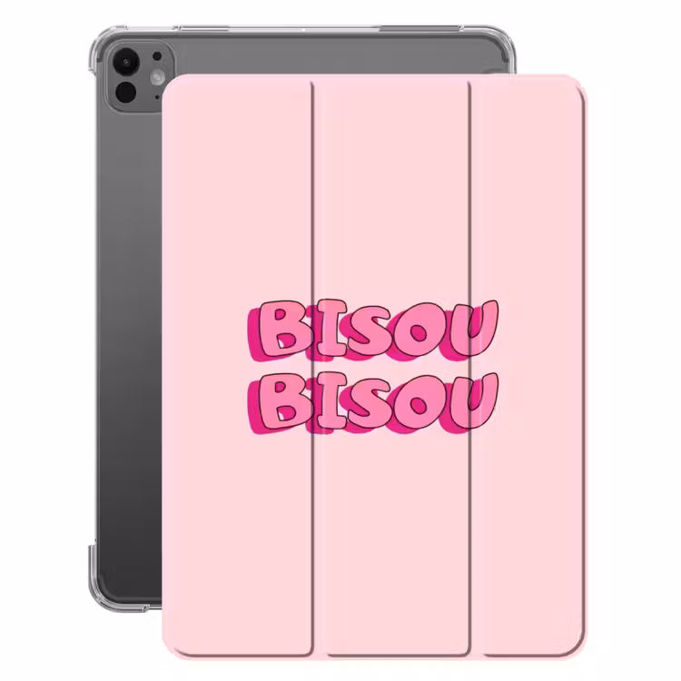 iPad-Hülle - Bisou - Rosa - Schatten — 1