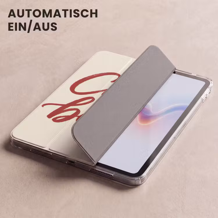 iPad-Hülle - Ciao bella - Rot - Weiß - Minimalistisch — 5
