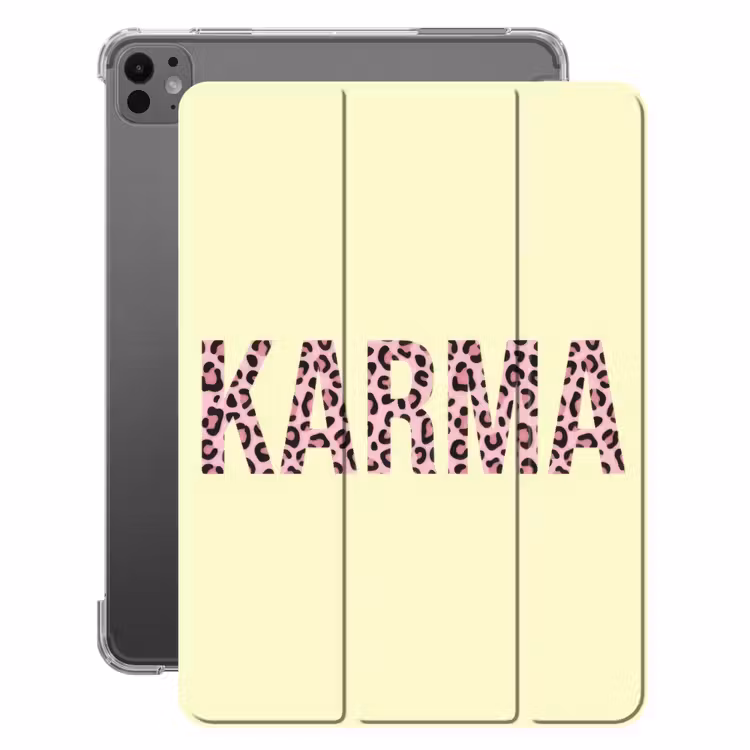 iPad-Hülle - Karma - Leopardenmuster - Gelb — 1