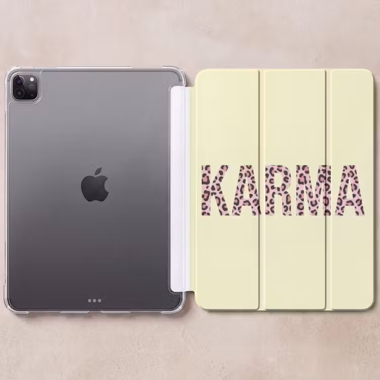 iPad-Hülle - Karma - Leopardenmuster - Gelb — 6