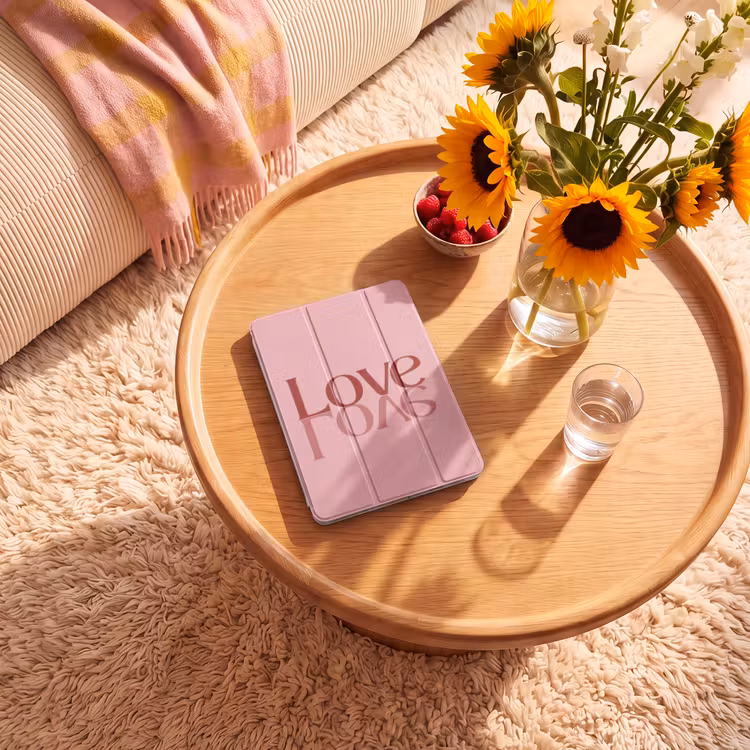 iPad-Hülle - Liebe - Rosa - Spiegel — 2