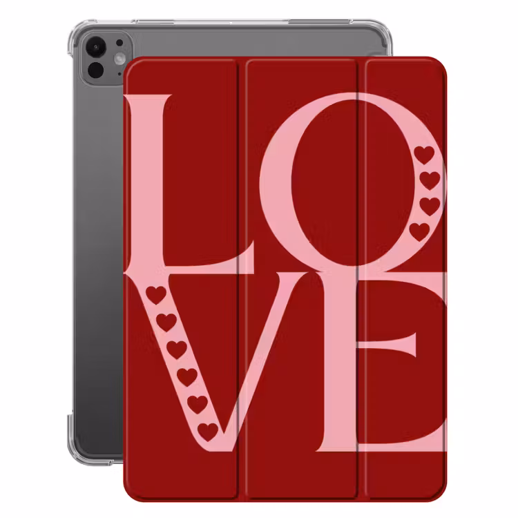 iPad-Hülle - Liebe – Rot – Herzchen — 1