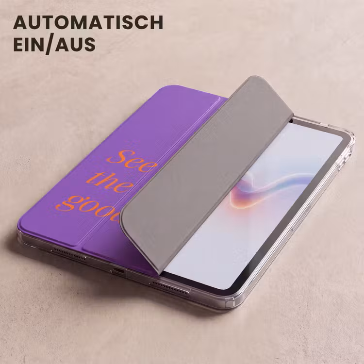 iPad-Hülle - Siehe das Gute - Orange - Lila — 5