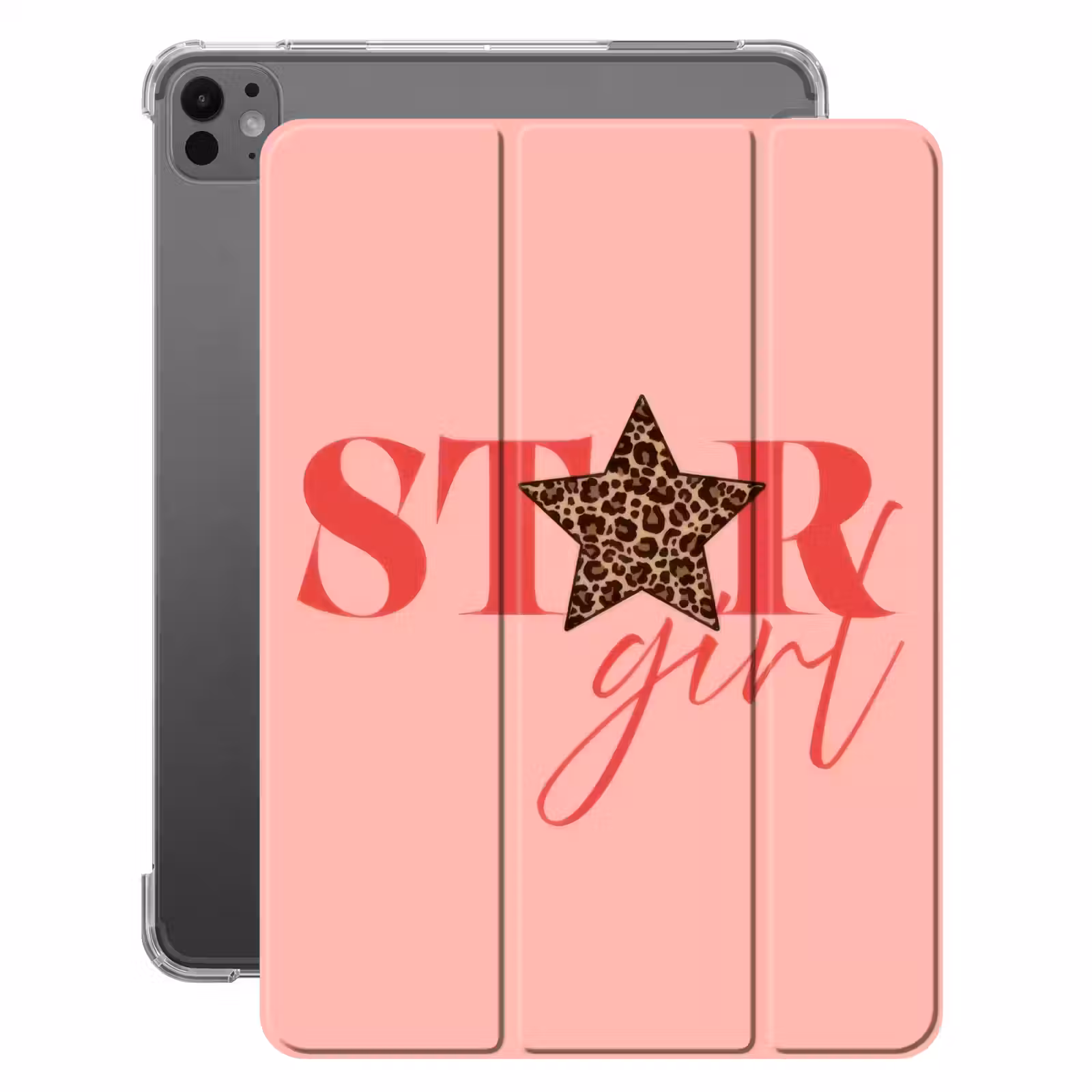 iPad-Hülle - Star girl - Rosa - Panther - Stern — 1