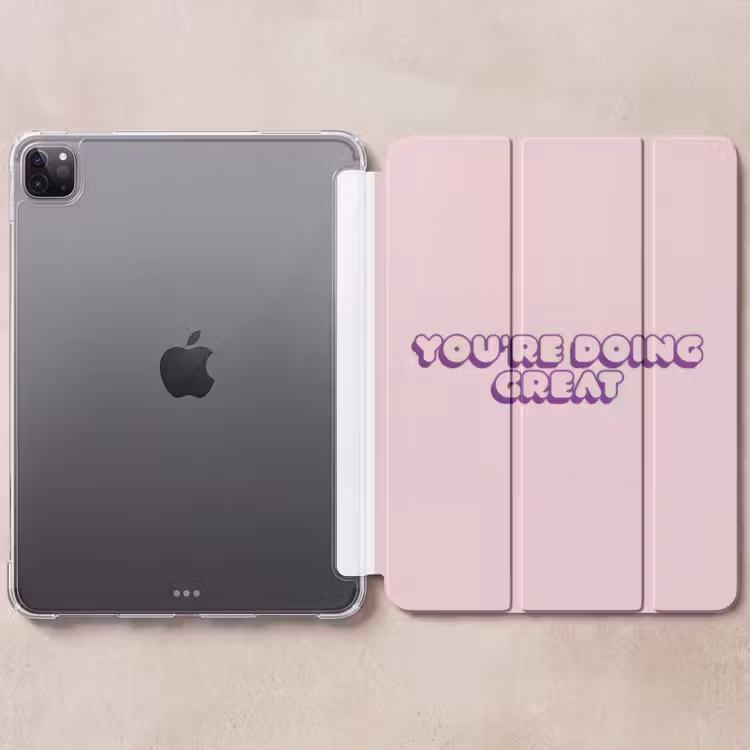 iPad-Hülle - Du machst das toll - rosa - 3D — 6