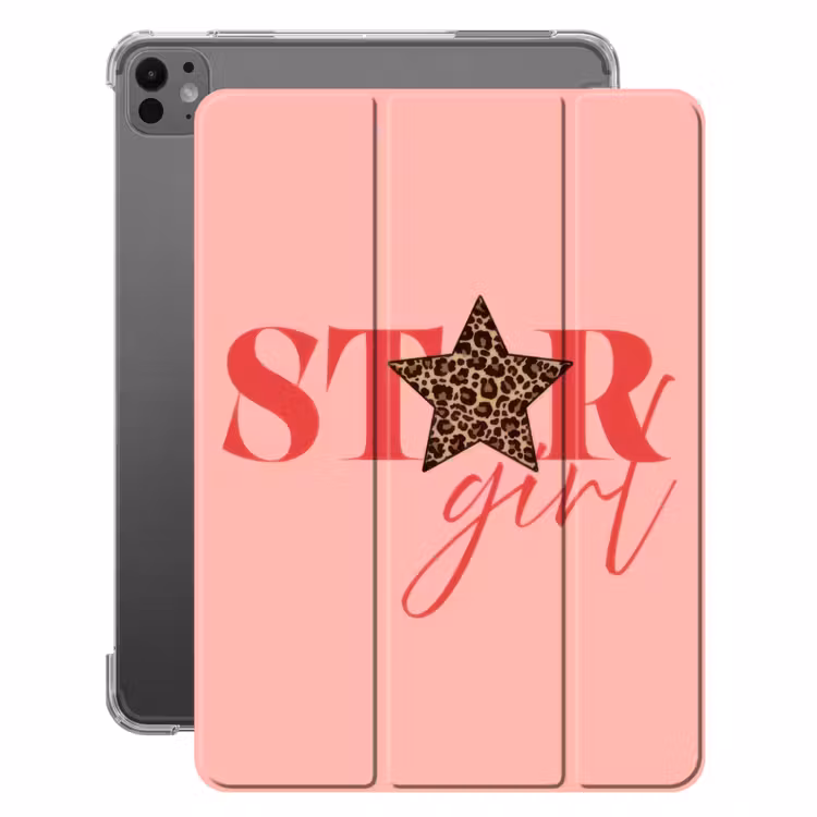 iPad-Hülle - Star girl - Rosa - Panther - Stern — 1
