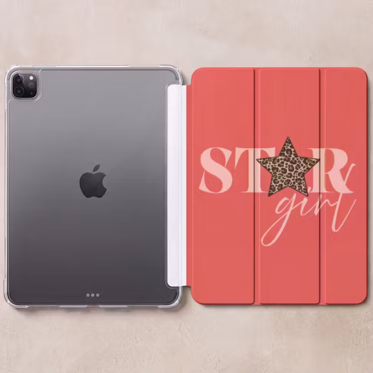 iPad-Hülle - Star girl - Rot - Panther - Stern — 6
