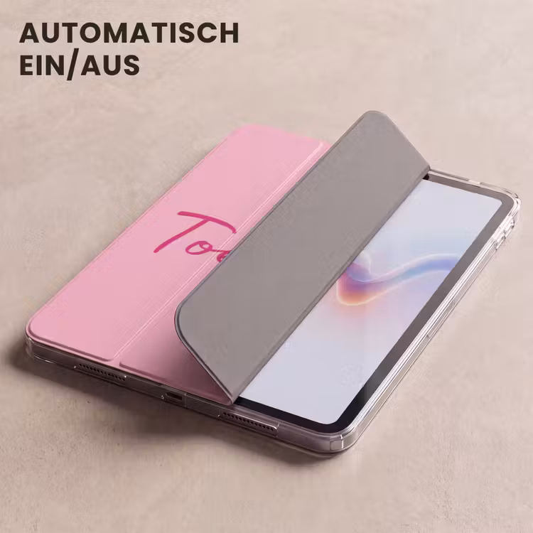 iPad-Hülle - Tschüss – Pink – Minimalistisch — 5