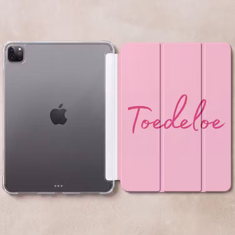 iPad-Hülle - Tschüss – Pink – Minimalistisch — 6
