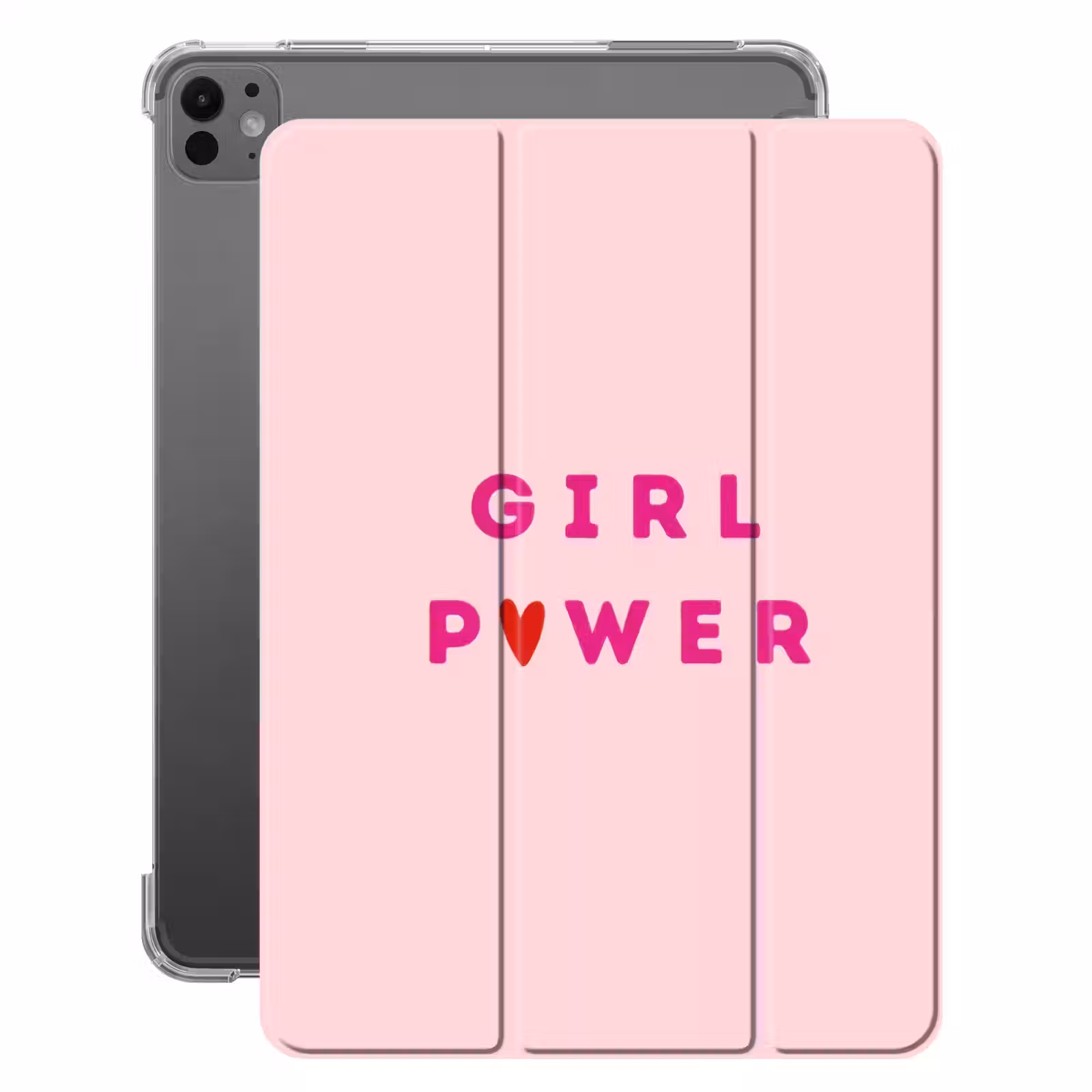 iPad-Hülle - Girl-Power - Rosa - Herz — 1