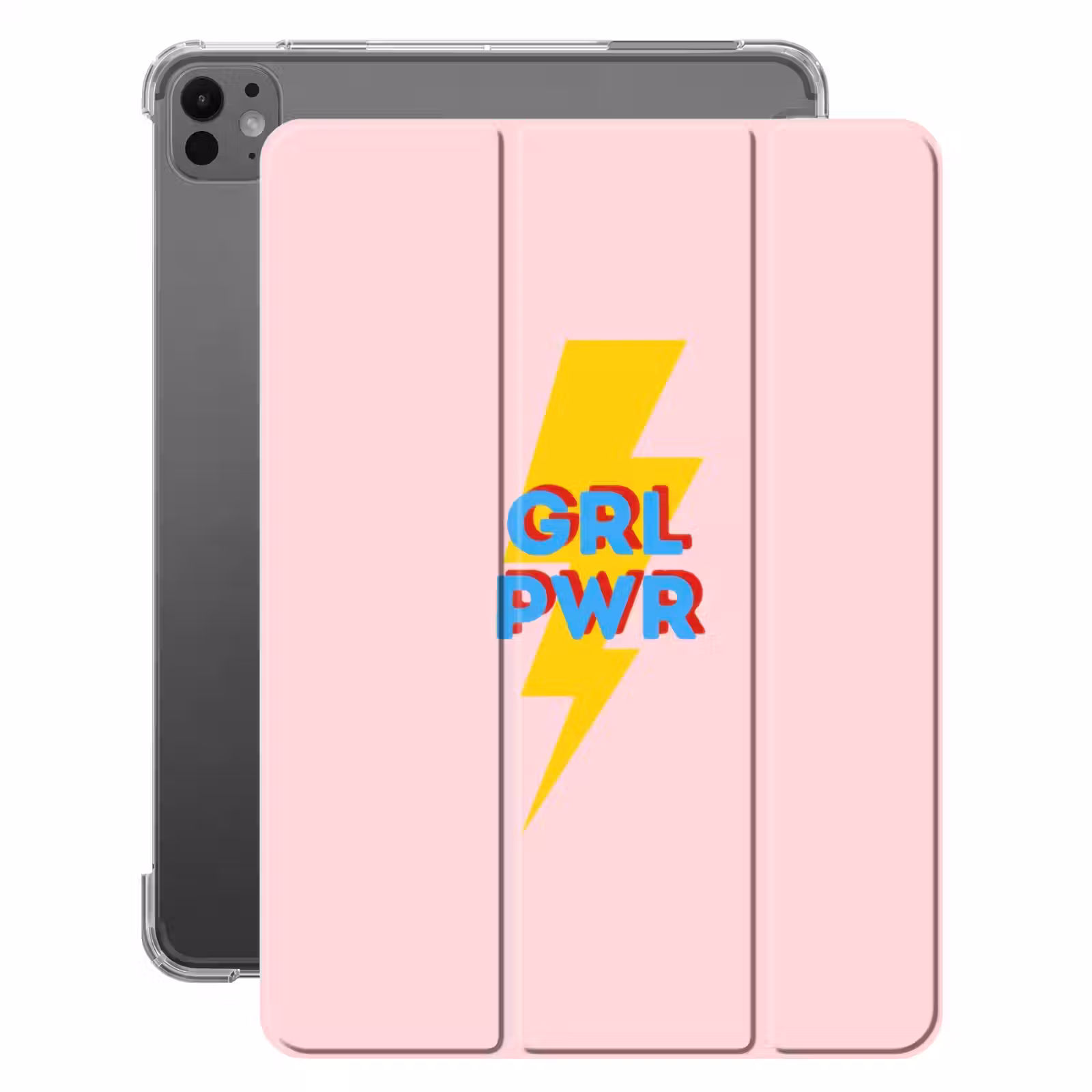 iPad-Hülle - Grl pwr - Blitz - Rosa — 1