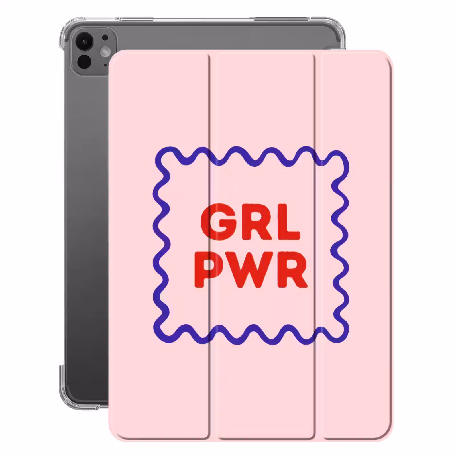 iPad-Hülle - Grl pwr - Rosa - Rahmen — 1