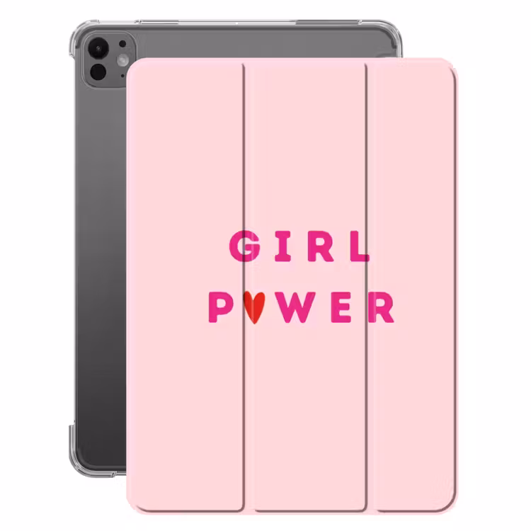 iPad-Hülle - Girl-Power - Rosa - Herz — 1