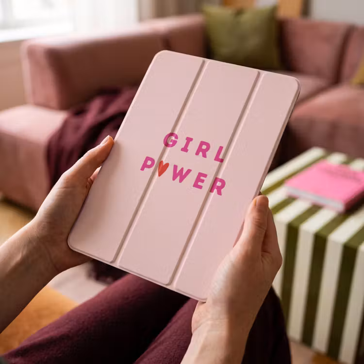 iPad-Hülle - Girl-Power - Rosa - Herz — 4
