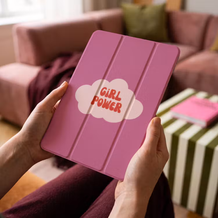 iPad-Hülle - Girl power - Wolke - Rosa — 4