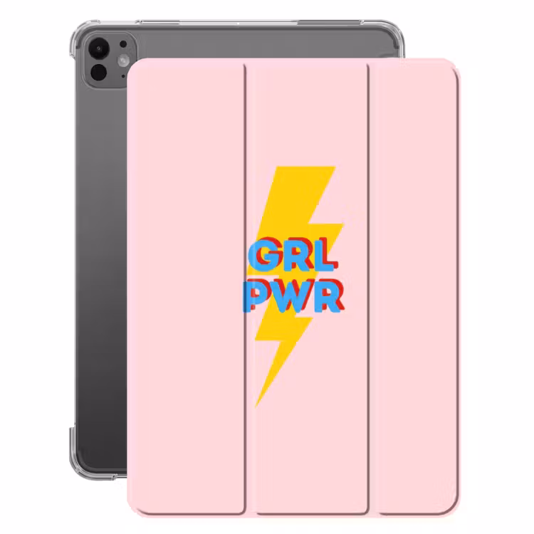 iPad-Hülle - Grl pwr - Blitz - Rosa — 1