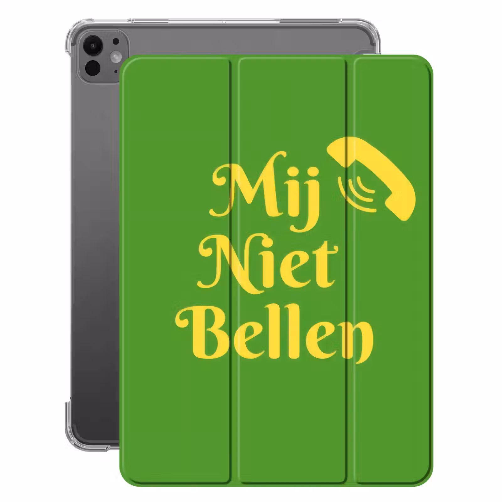 iPad-Hülle - Rufen Sie mich nicht an - Telefon - Grün — 1