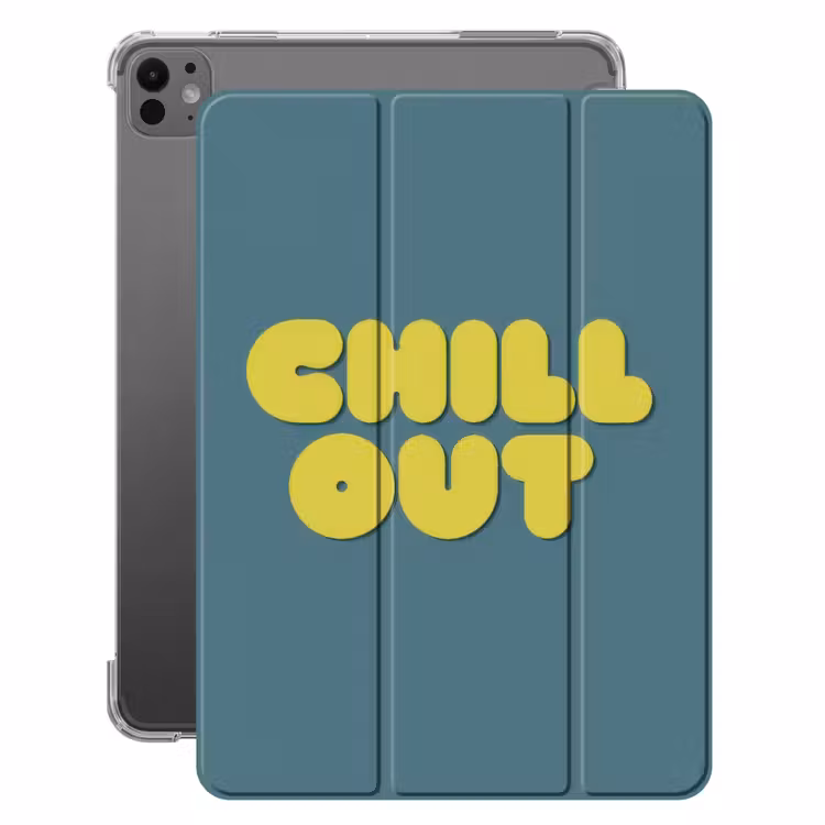 iPad-Hülle - Chill out - Gelb - Blau — 1