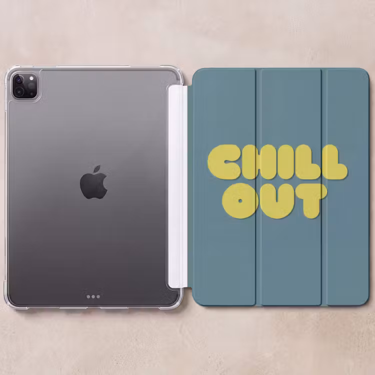iPad-Hülle - Chill out - Gelb - Blau — 6