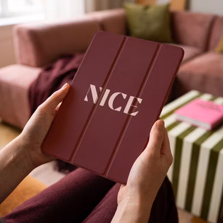 iPad-Hülle - Nizza - Bordeaux - Rosa — 4