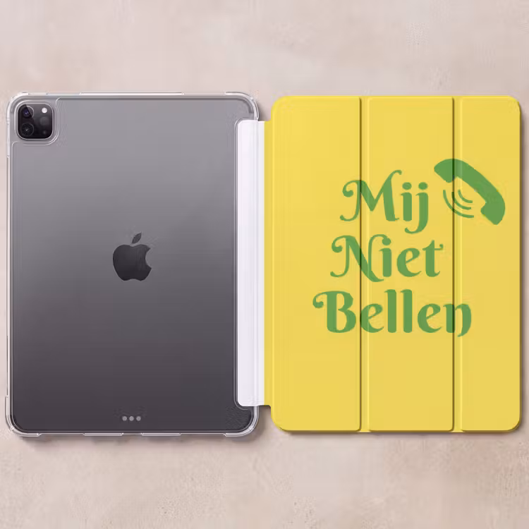 iPad-Hülle - Rufen Sie mich nicht an - Telefon - Gelb — 6