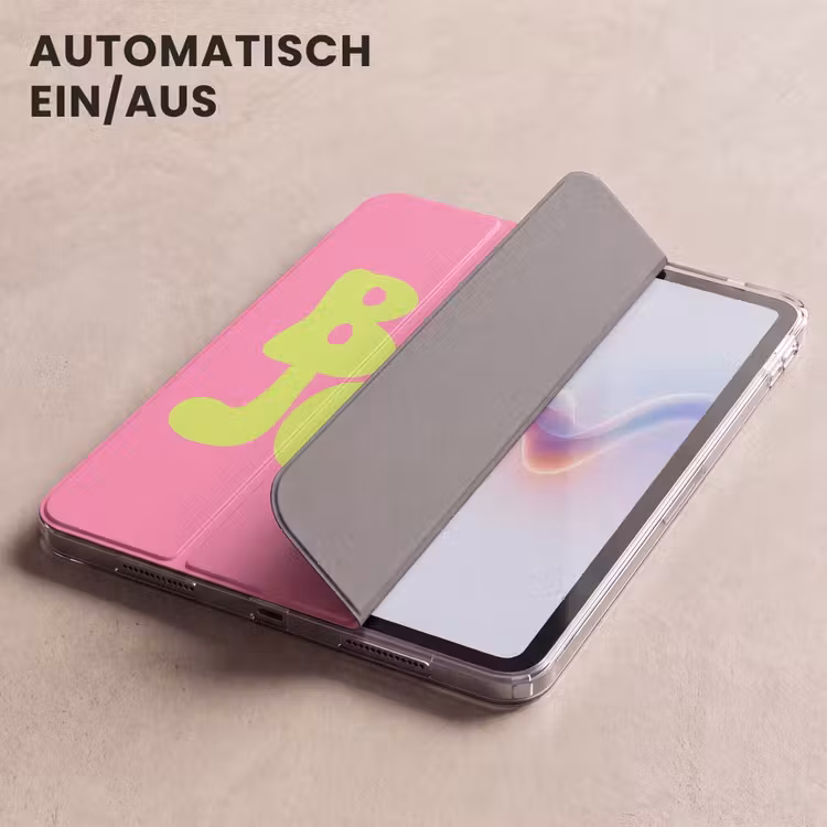 iPad-Hülle - Bonjour - Rosa - Hellgrün — 5