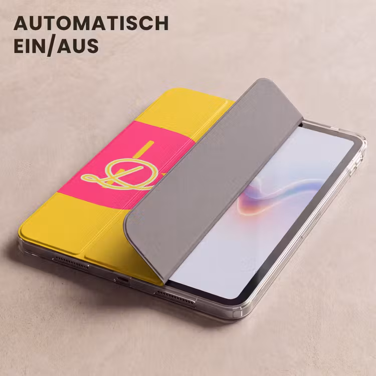 iPad-Hülle - Großer Traum - Gelb - Rosa — 5