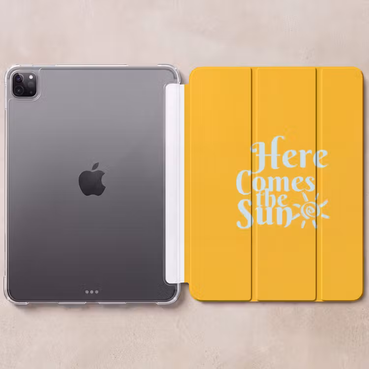 iPad-Hülle - Gelb - Blau - Hier kommt die Sonne — 6