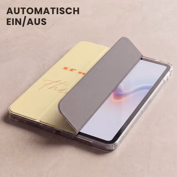 iPad-Hülle - Gelb - Orange - wenn nicht jetzt, wann dann — 5
